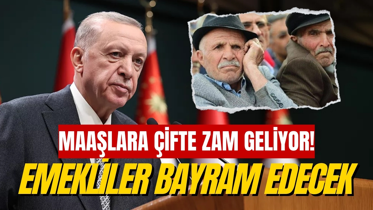 Emekli Bayram Öncesi Bayram Edecek! Cumhurbaşkanı Erdoğan Çifte Zam Yapacak